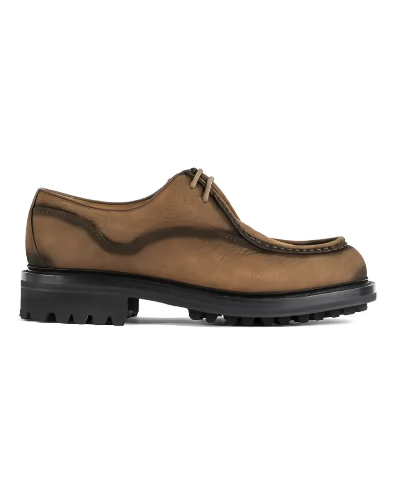 Church's pebbled-leather derby shoes - Braun Braun