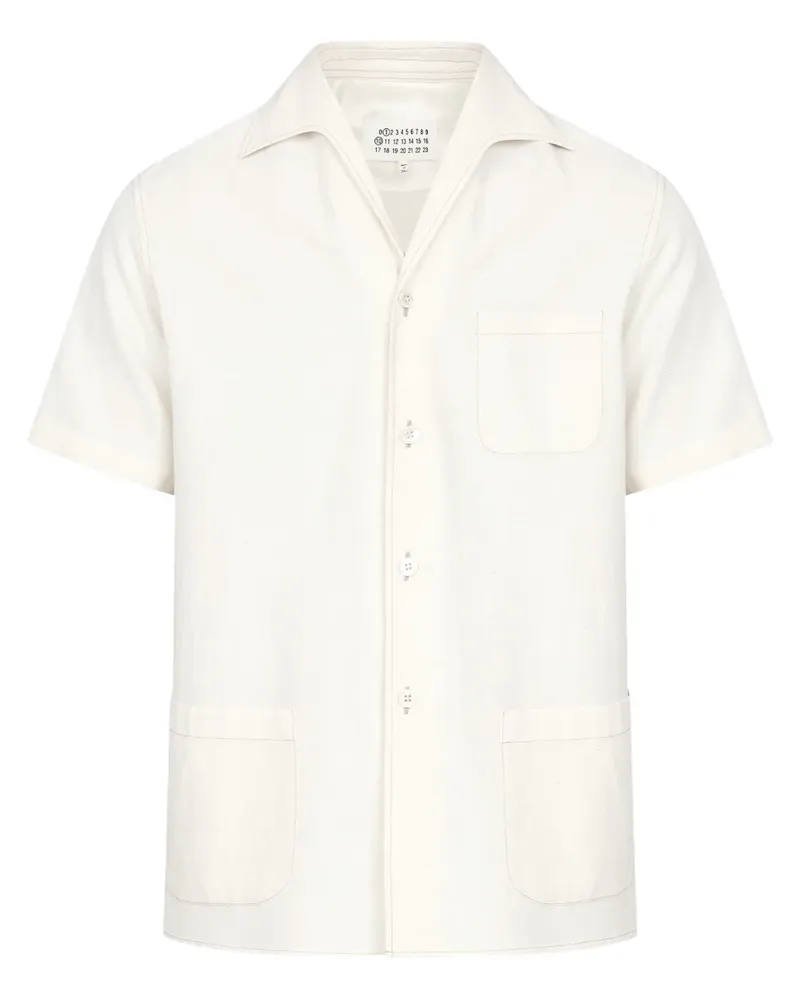 Maison Margiela Klassisches Hemd - Weiß Weiß