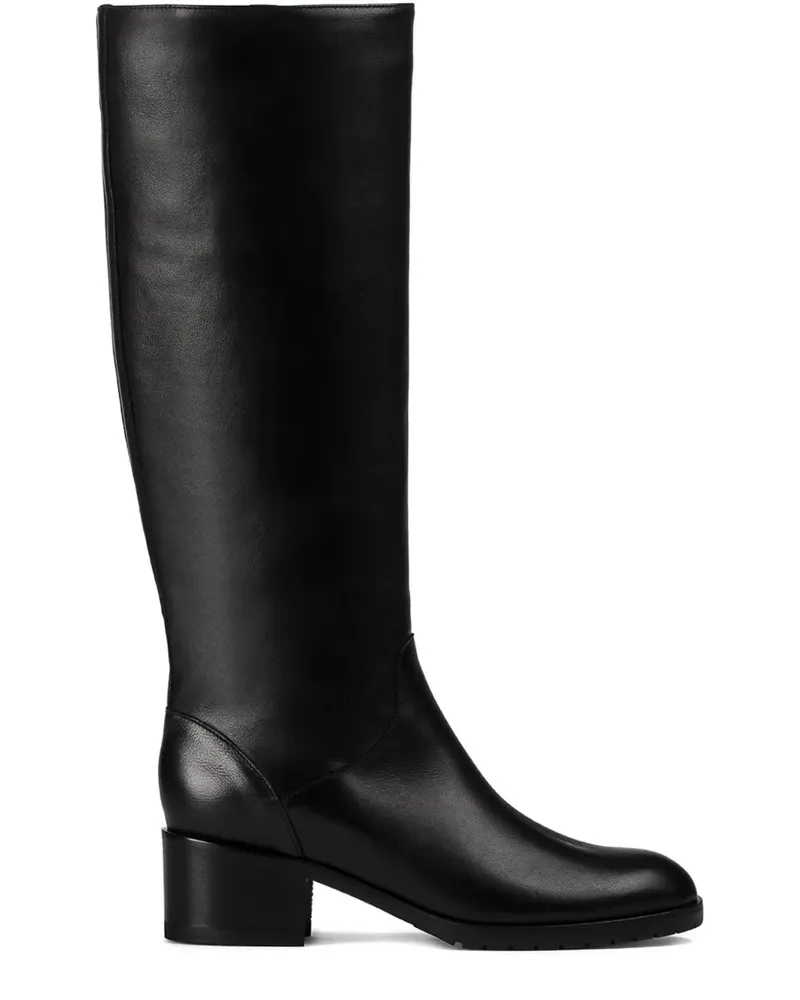 Doucal´s Stiefel mit Blockabsatz - Schwarz Schwarz