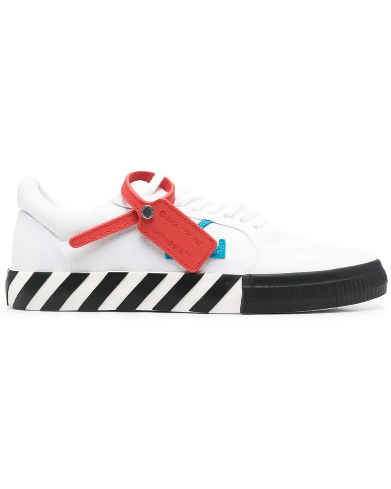 OFF-WHITE Vulcanized Sneakers mit Pfeilapplikation - Weiß Weiß