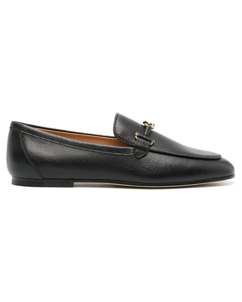 TOD'S Loafer mit Zierkette - Schwarz Schwarz
