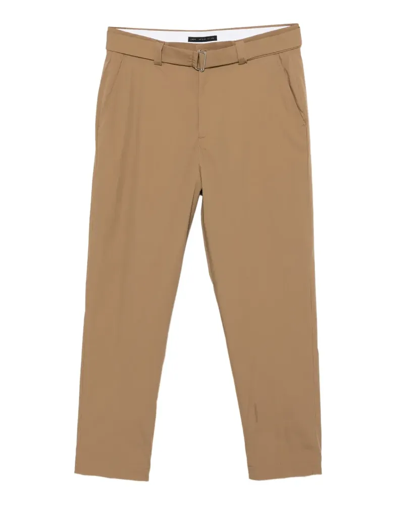 Low Brand Virgil belted trousers - Braun Braun