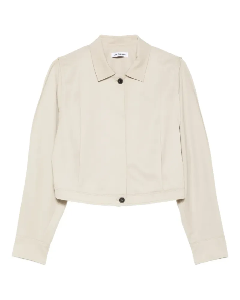 LOW CLASSIC buttoned jacket - Nude Nude