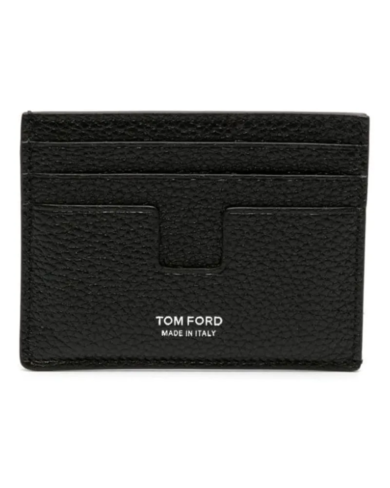 Tom Ford Portemonnaie mit eingeprägter Blume - Schwarz Schwarz