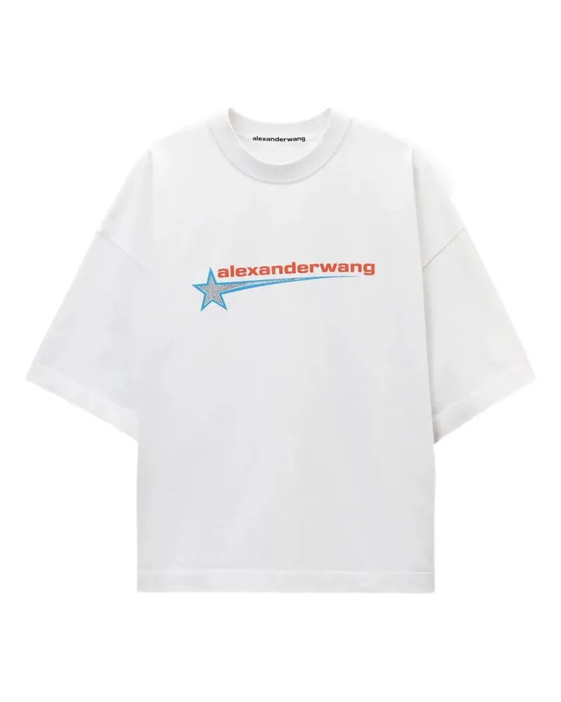 Alexander Wang star-graphic T-shirt - Weiß Weiß