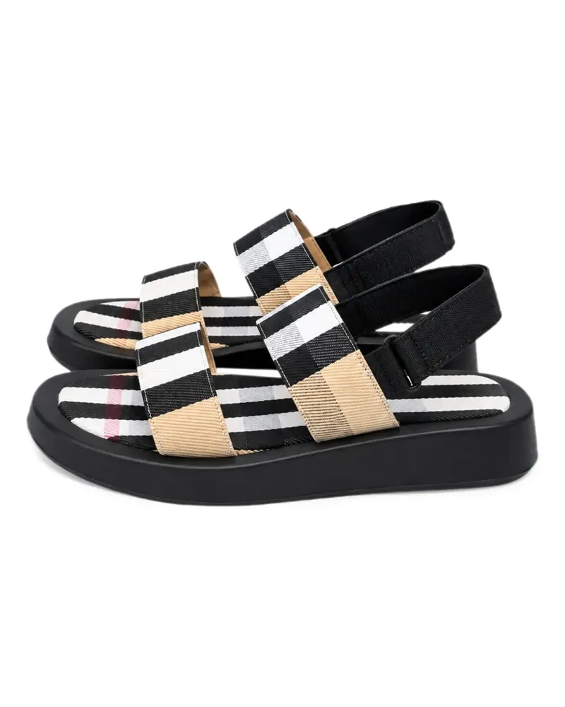 Burberry Vintage Check slingback sandals - Nude Nude