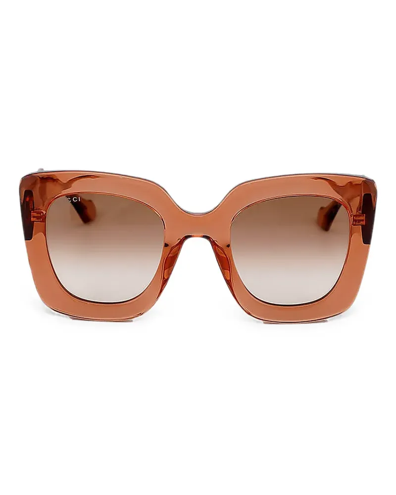 Gucci square-frame sunglasses - Nude Nude