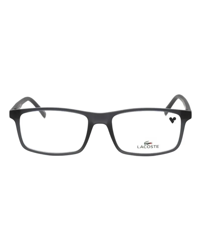 Lacoste rectangle-frame glasses - Grau Grau