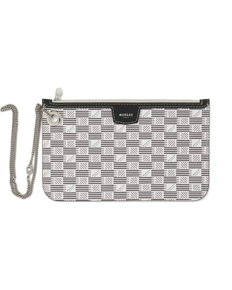 Moreau Paris Saint Marina monogram-pattern pouch - Weiß Weiß