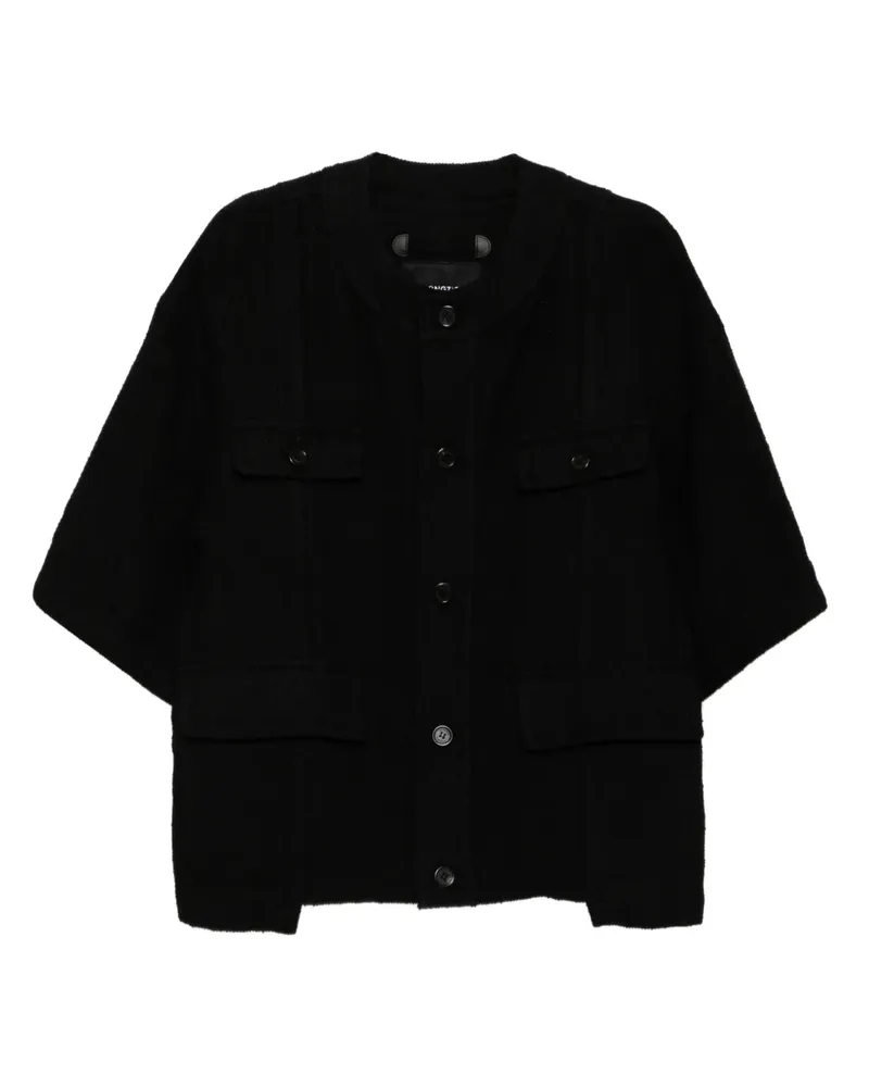SONGZIO Jacke mit geschlitztem Design - Schwarz Schwarz