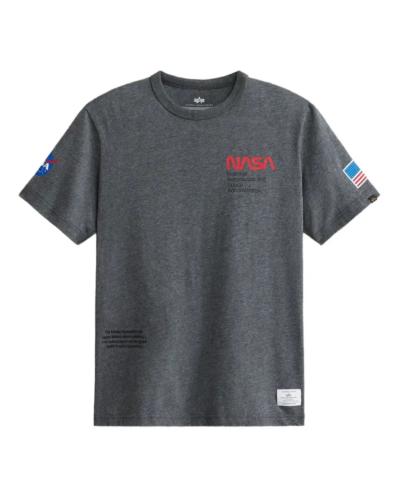 Alpha Industries crew-neck short-sleeve T-shirt - Grau Grau