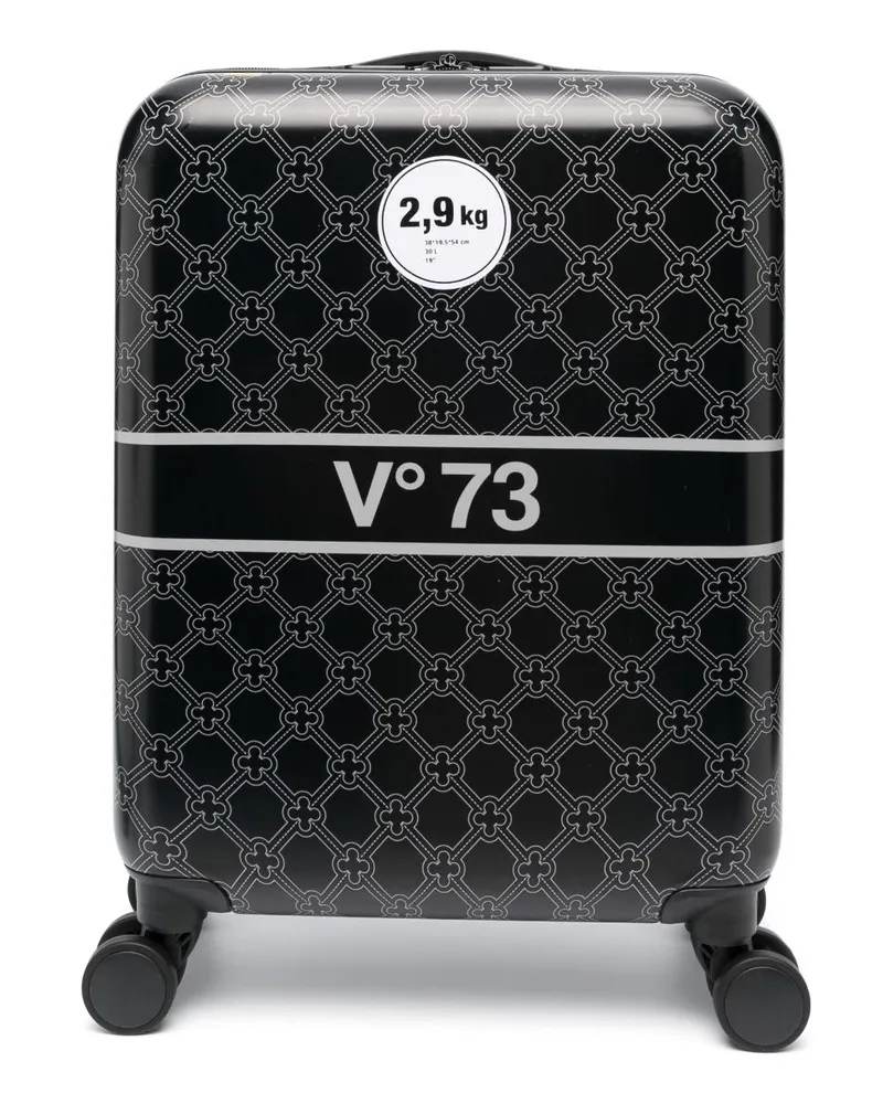 V°73 Koffer mit Logo - Schwarz Schwarz
