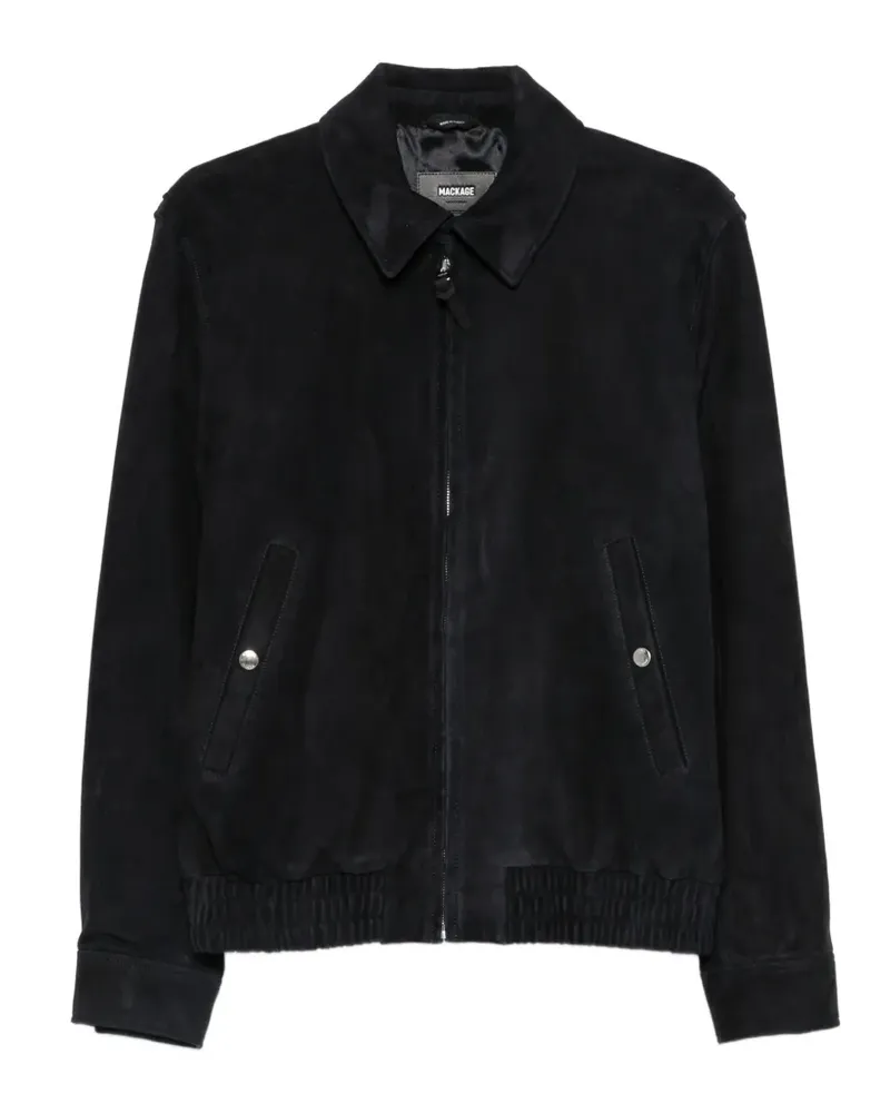 Mackage Giovanni suede shirt jacket - Blau Blau