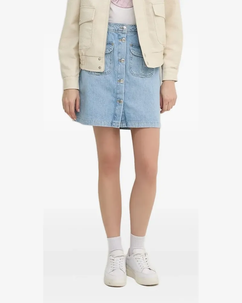 JOOP! Rosa Jeans-Minirock mit Knopfverschluss - Blau Blau