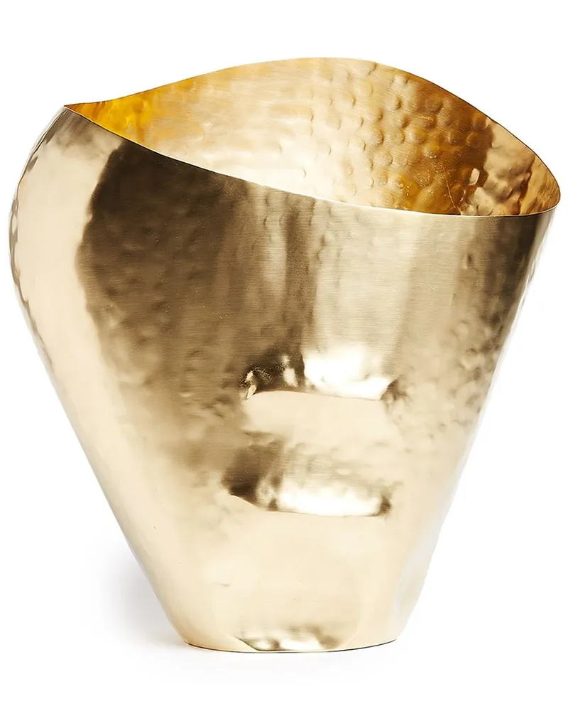 Tom Dixon Gehämmerte 'Bash' Vase - Gold Gold