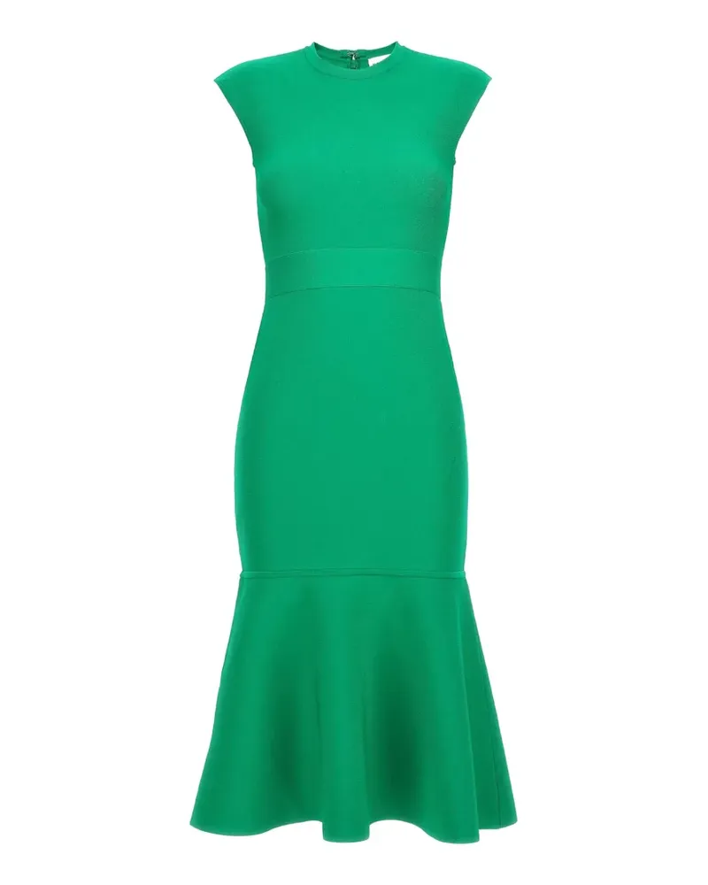 Hervé Léger fluted stretch-knit dress - Grün Grün