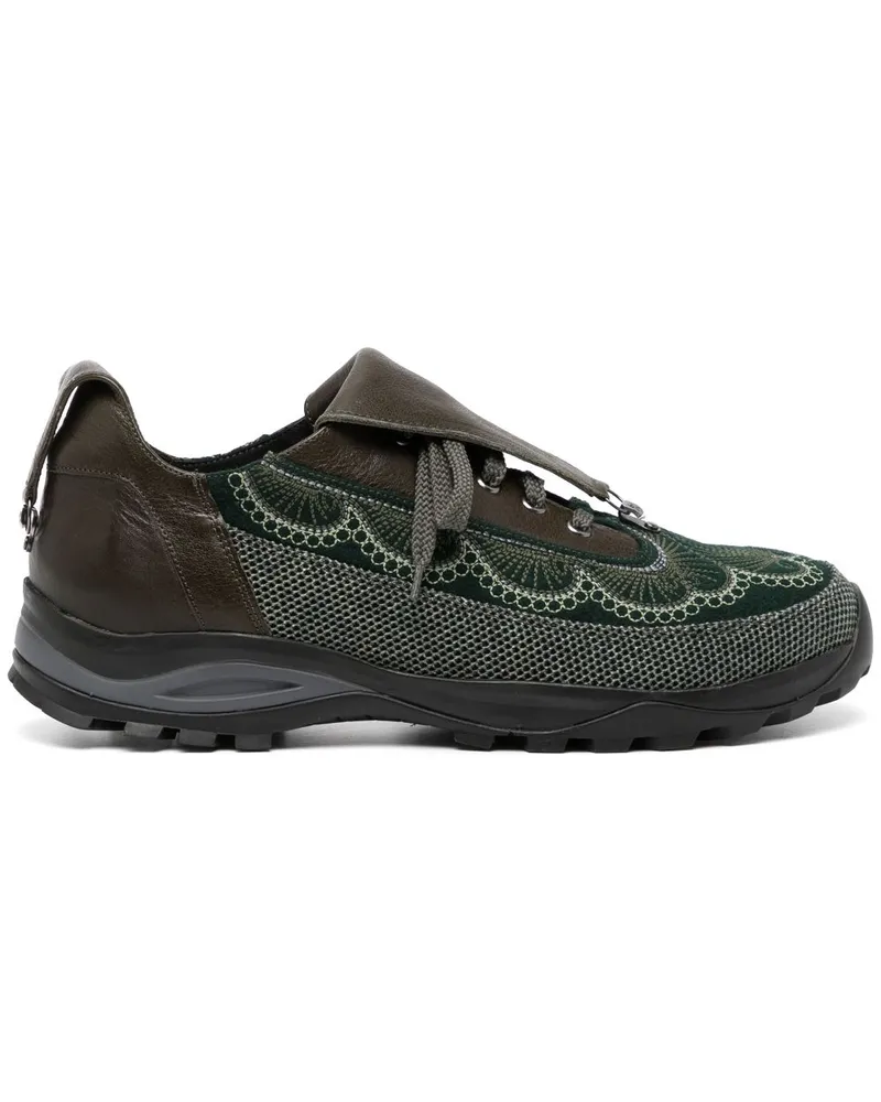 KIKO KOSTADINOV Bestickte Schnürschuhe - Grün Grün