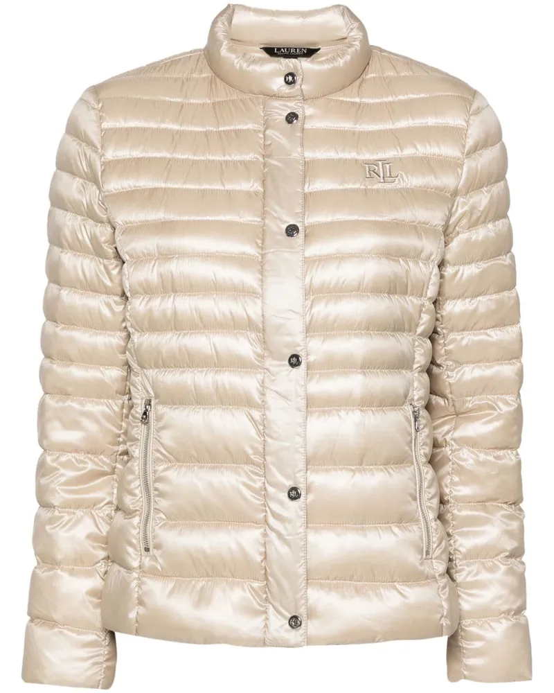 Ralph Lauren Daunenjacke mit Stehkragen - Nude Nude