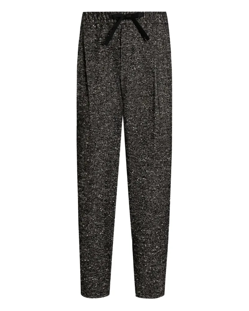 Dolce & Gabbana Kordelzug-Hose mit Seitentaschen - Schwarz Schwarz