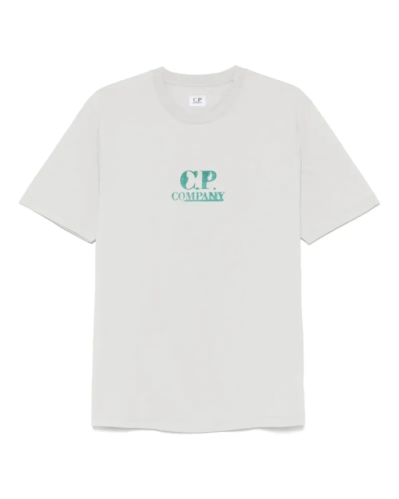 C.P. Company T-Shirt mit Logo-Print - Grau Grau