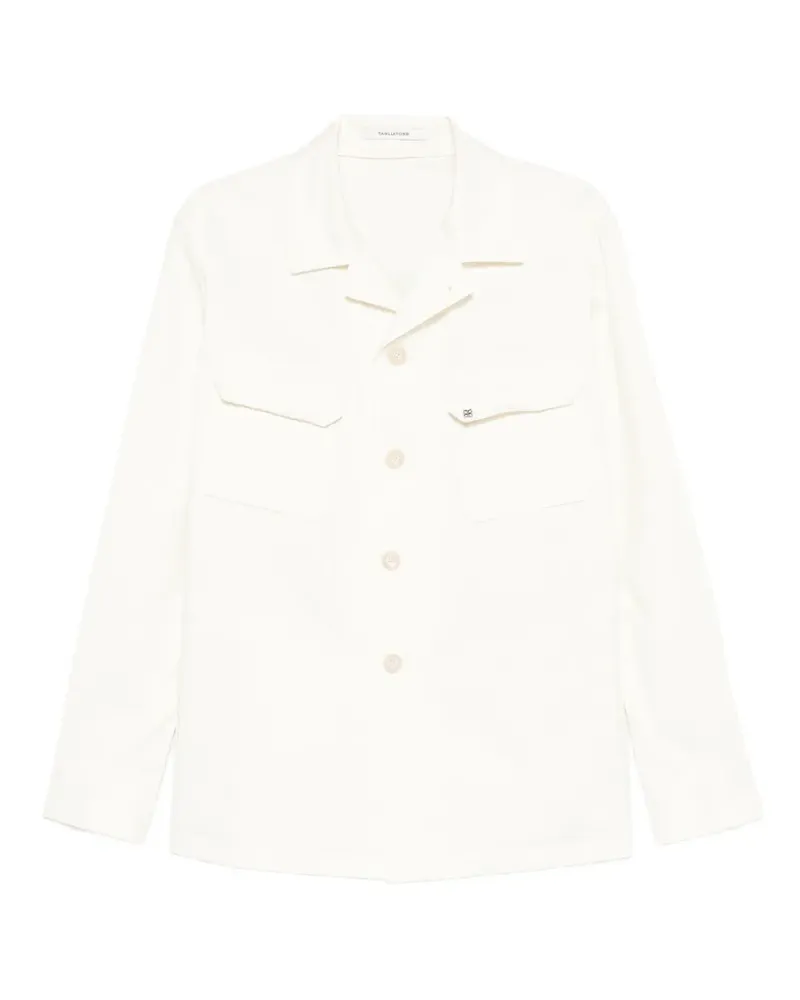 Tagliatore button-up pocket-detail overshirt - Nude Nude