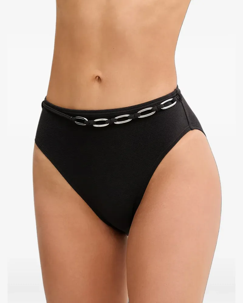 Michael Kors chain-link bikini bottoms - Schwarz Schwarz