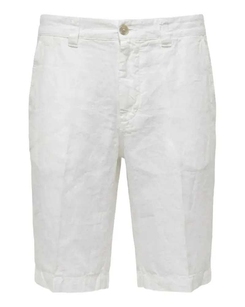 120% Lino linen shorts - Weiß Weiß