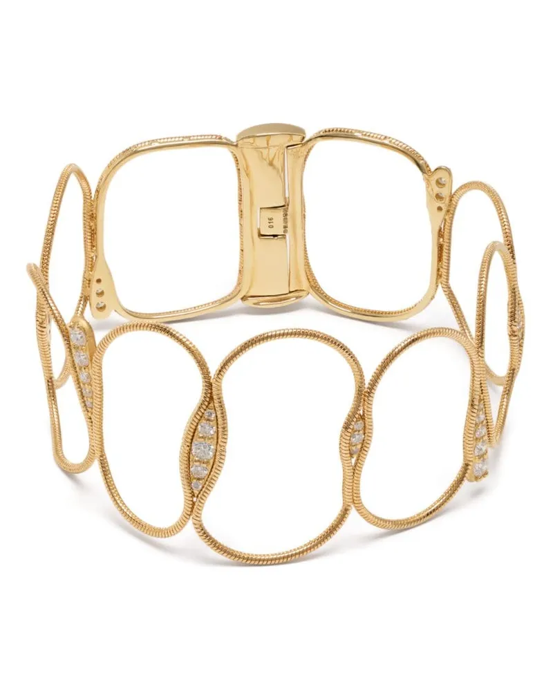 Fernando Jorge 18kt Gelbgoldarmband mit Diamanten Gold