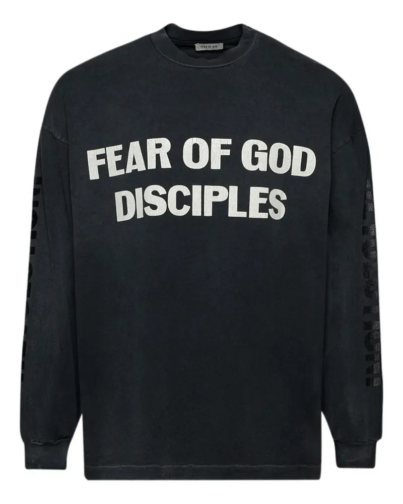 Fear of God Langarmshirt aus Baumwolle - Schwarz Schwarz