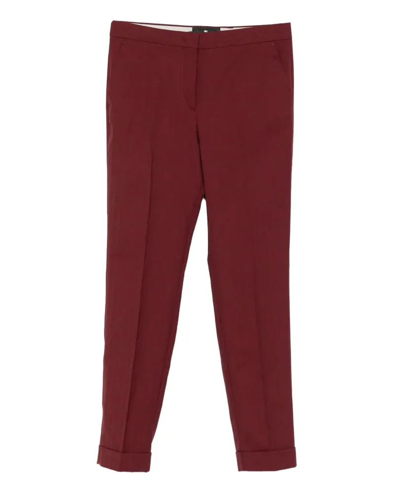 Etro pressed-crease trousers - Rot Rot