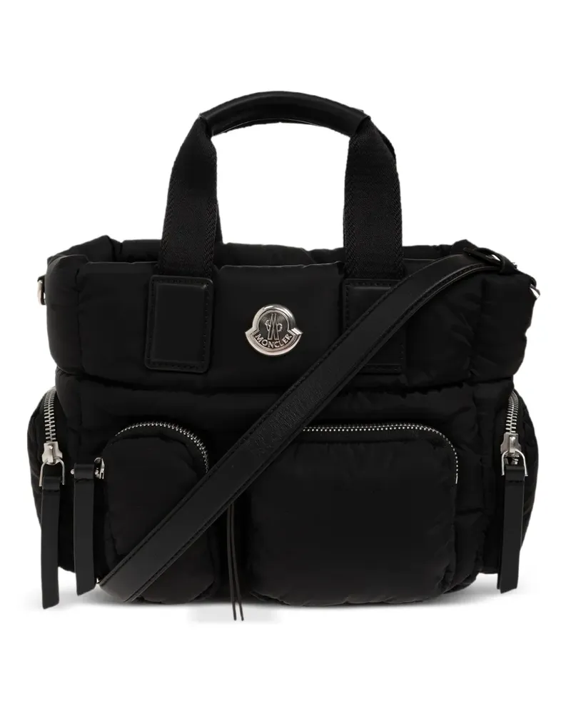 Moncler Caradoc Tote Bag mit Taschen - Schwarz Schwarz