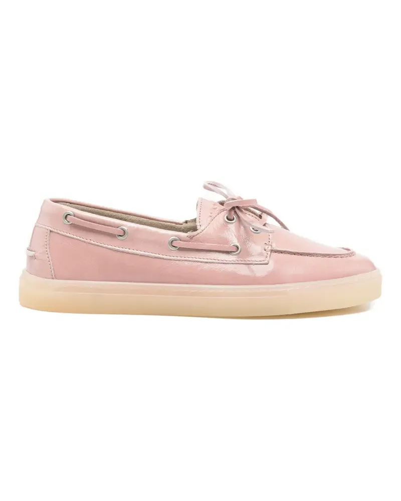 Copenhagen leather boat shoes - Rosa Rosa