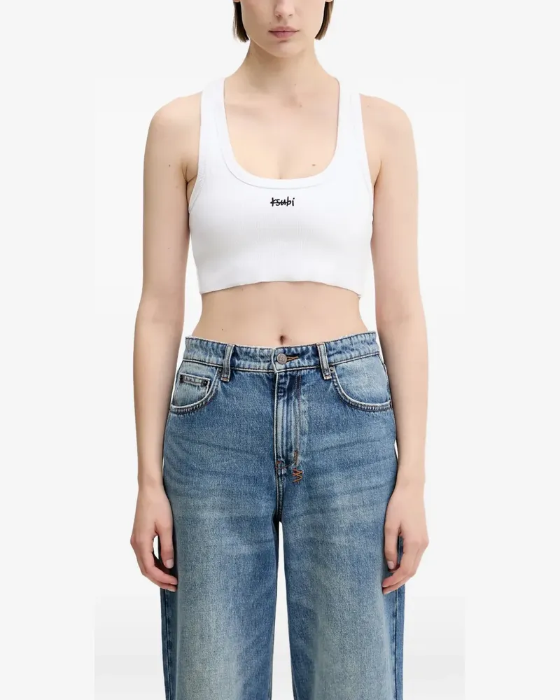 ksubi logo vest top - Weiß Weiß