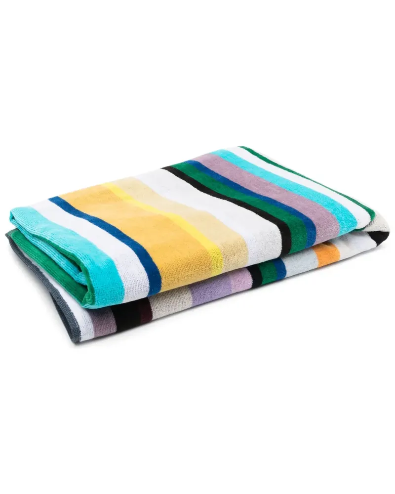 Missoni Home Gestreiftes Badetuch - Blau Blau