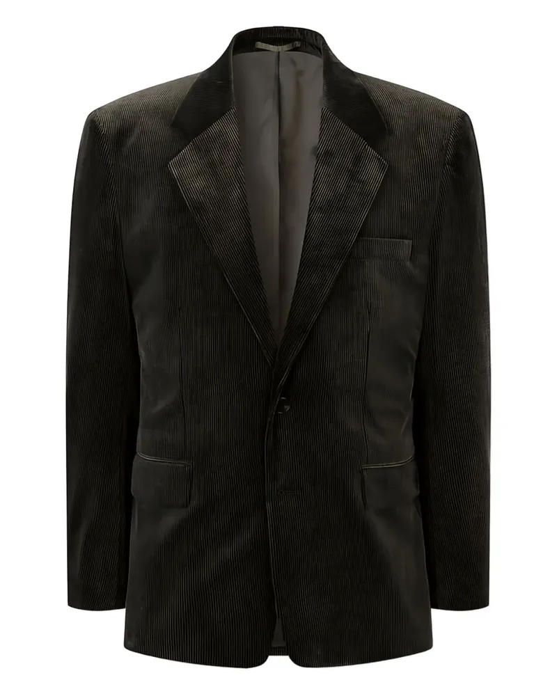 ManOnTheBoon notched-lapel corduroy blazer - Grün Grün