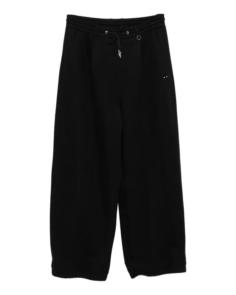 SONGZIO Jogginghose mit Panther-Patch - Schwarz Schwarz