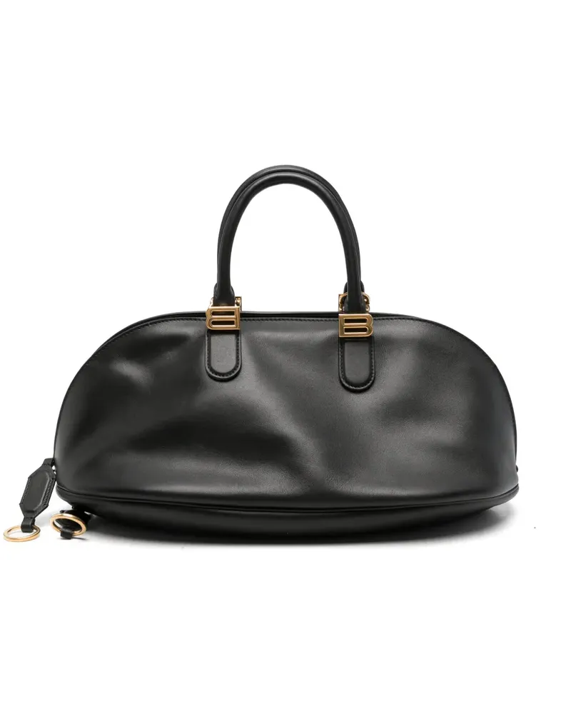 Balenciaga Bolero Bowling Tote Bag - Schwarz Schwarz
