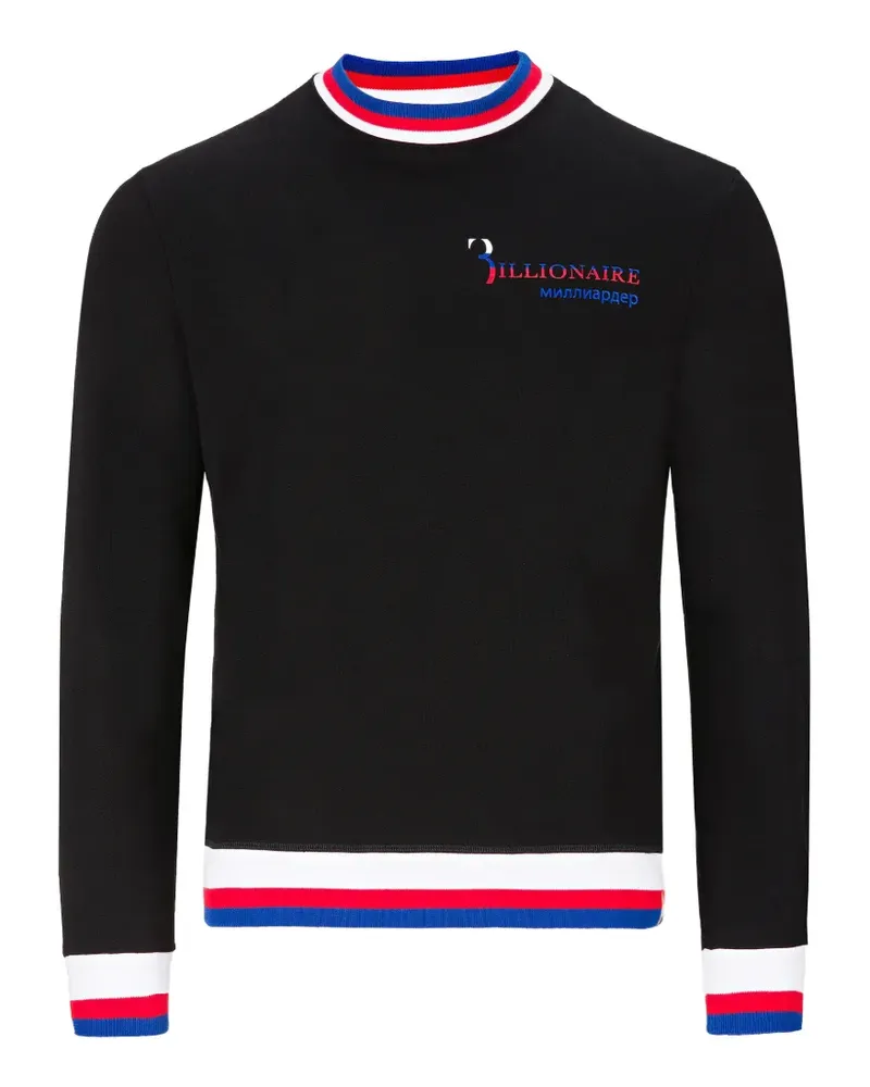 Billionaire Sweatshirt mit rundem Ausschnitt - Schwarz Schwarz