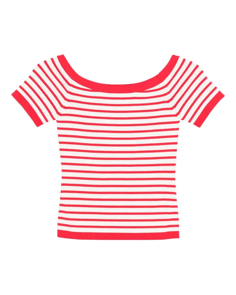 Maje Gestreiftes Oberteil - Rot Rot