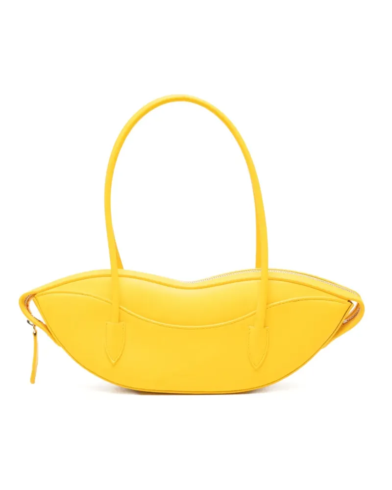 Fiorucci Lips zip handle tote bag - Gelb Gelb