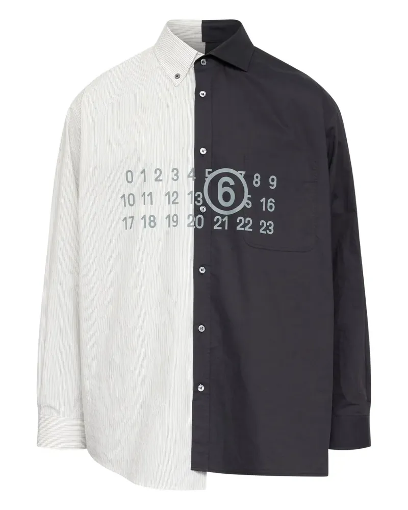 Maison Margiela Langärmeliges Hemd - Weiß Weiß