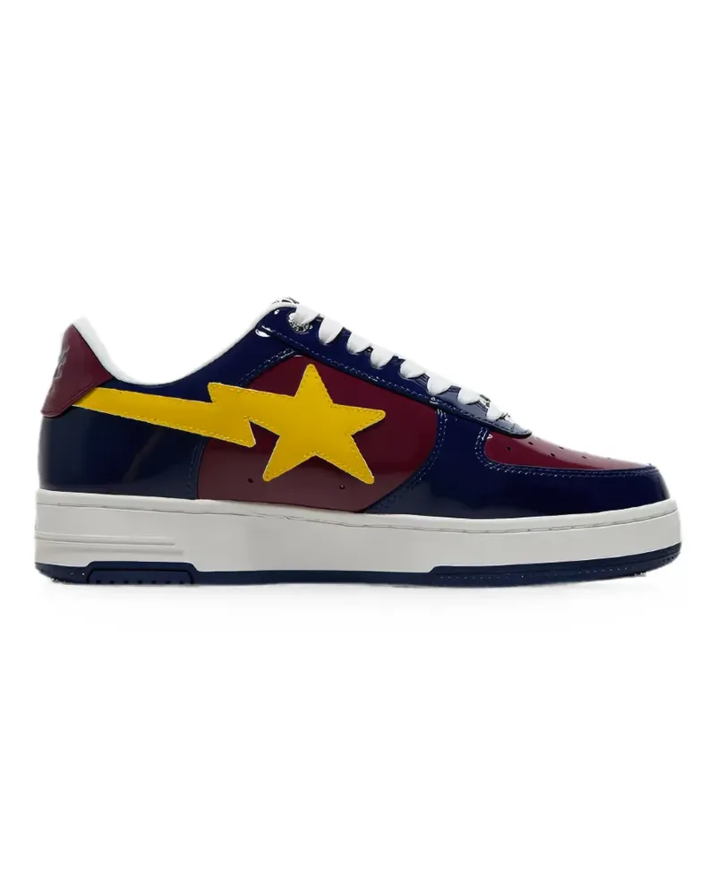 BAPE patent-leather BAPE STA sneakers - Rot Rot