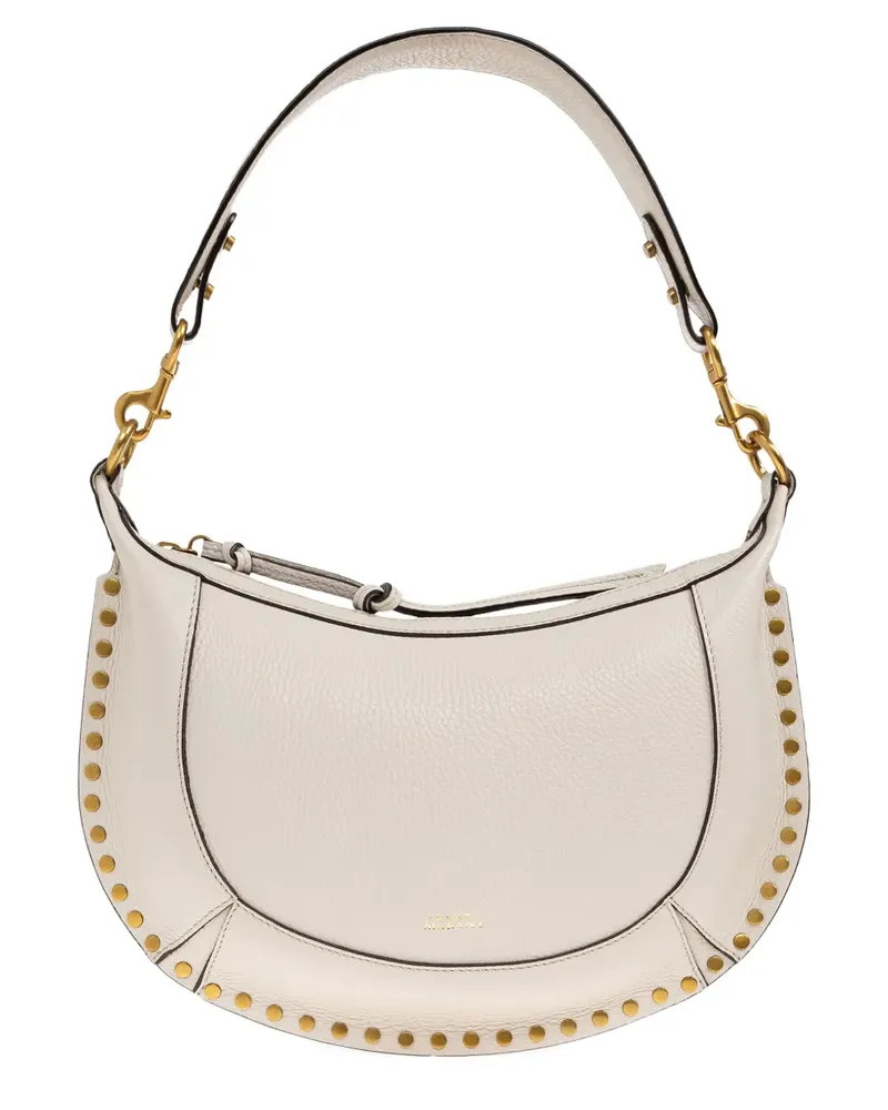 Isabel Marant Naoko studded leather shoulder bag - Nude Nude