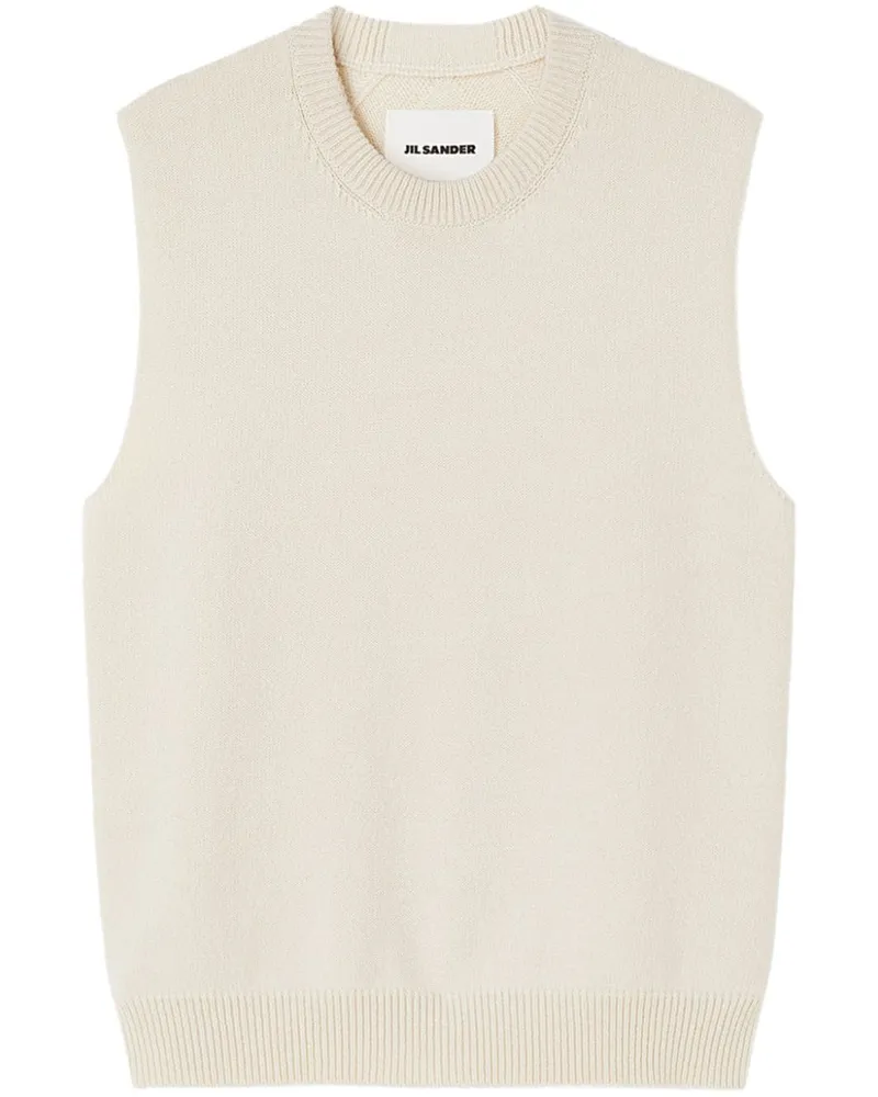 Jil Sander Pullunder mit Rundhalsausschnitt - Nude Nude