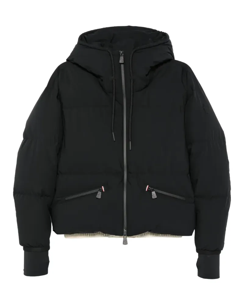 Moncler Gesteppte Allesaz Kapuzenjacke - Schwarz Schwarz