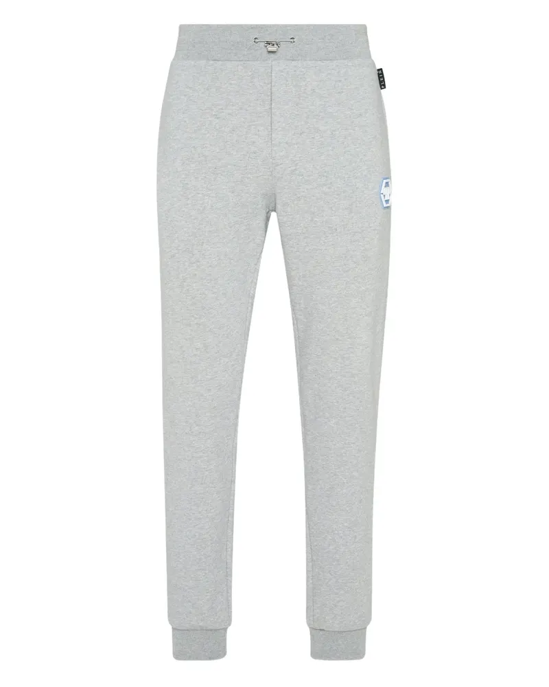 Philipp Plein Jogginghose mit Logo-Patch - Grau Grau