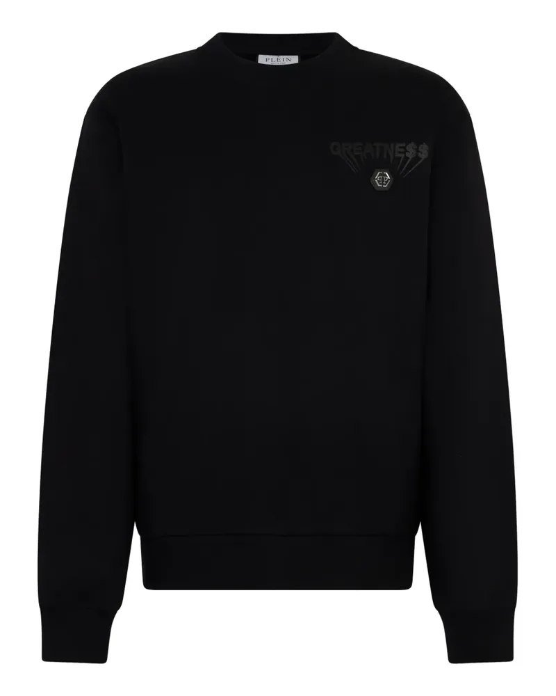 Philipp Plein crew-neck graphic sweatshirt - Schwarz Schwarz
