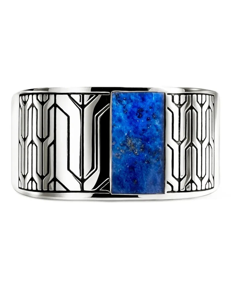 John Hardy Icon 50 sterling silver lapis lazuli ring - Silber Silber