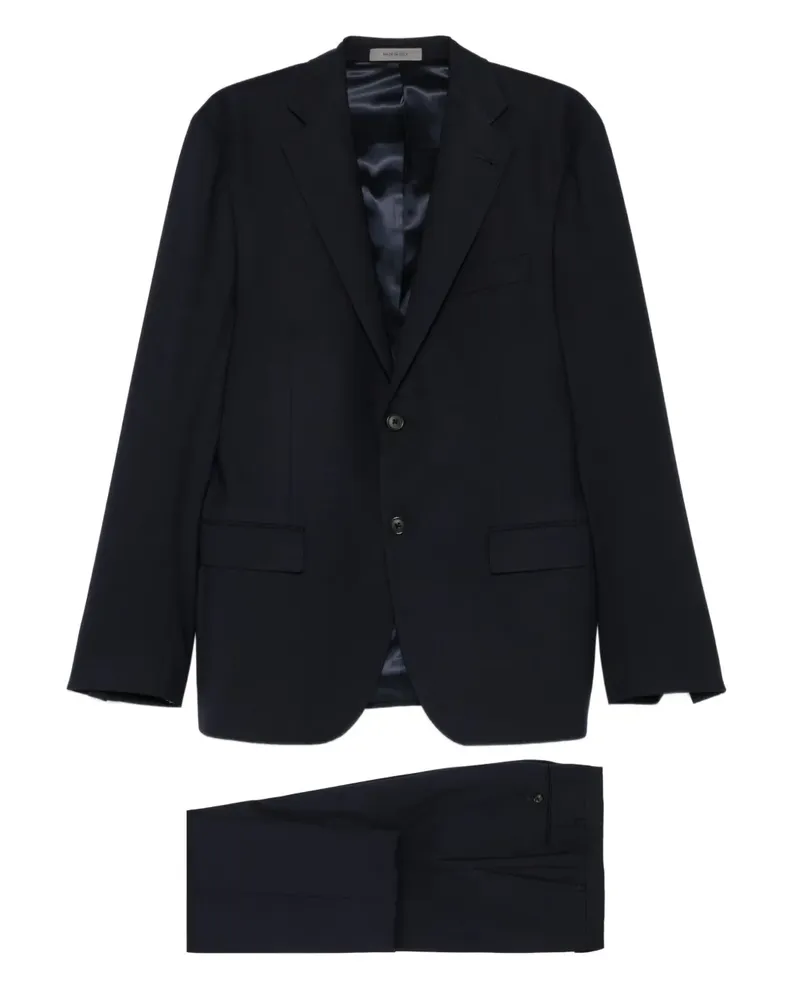 Corneliani Sakko mit fallendem Revers - Blau Blau