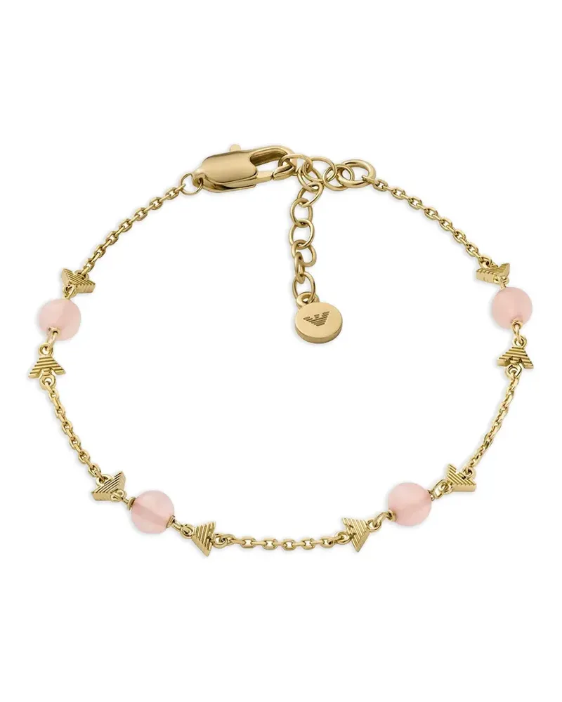 Emporio Armani bead-detail bracelet - Gold Gold